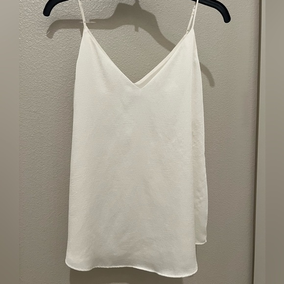 EXPRESS adjustable strap white camisole (size M) - Picture 1 of 3